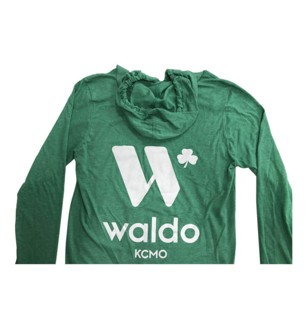 Waldo St Pats hoodie back